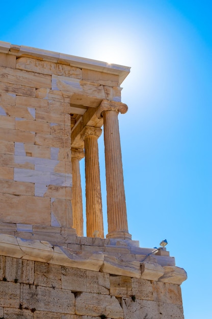 Le temple de Zeus olympien est un point de repère à Athènes.