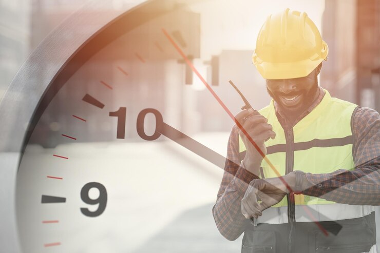 Temps de travail des travailleurs ou heures de travail de l'industrie logistique du fret maritime