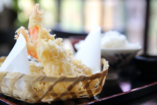 Tempura Crevettes frites à la japonaise