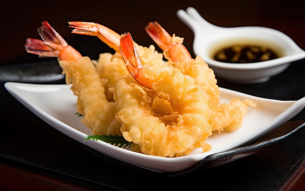 tempura de crevettes japonaises