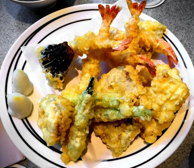 Tempura japonaise