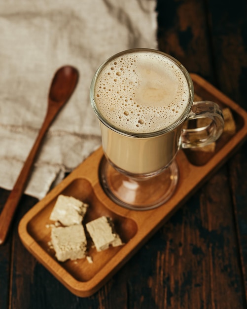 Photo tendance recette de café halva latte