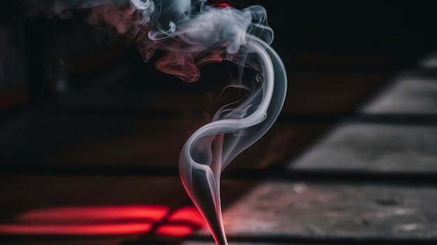 Une tendreille de fumée grise