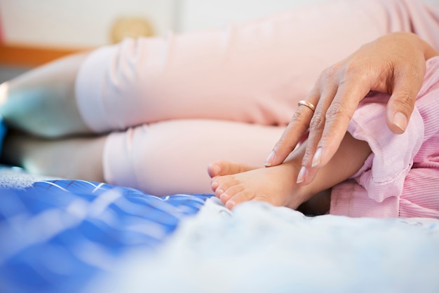 Photo tendresse de la mère