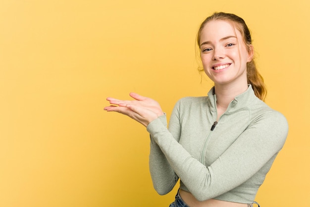 Tenir un espace de copie sur une paume