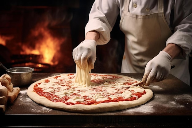 La tentation visuelle de l'aventure classique de la pizza