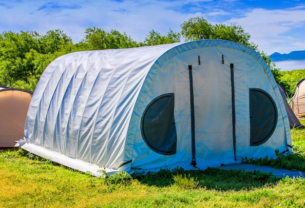 Tente De Camping Dans Le Camping Au Parc National.