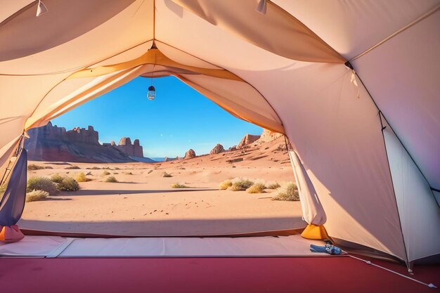 Tente de camping en plein air loisirs détente outils de voyage survie sur le terrain repos fond de papier peint