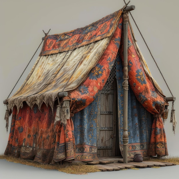 Photo la tente médiévale
