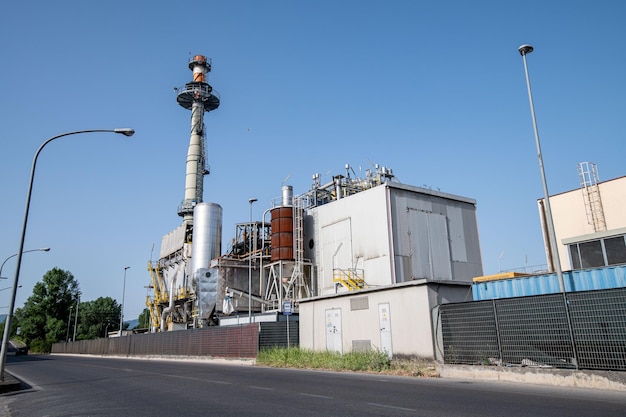 terni, italie 28 juin 2021 : usine d'incinération d'élimination des déchets de terni