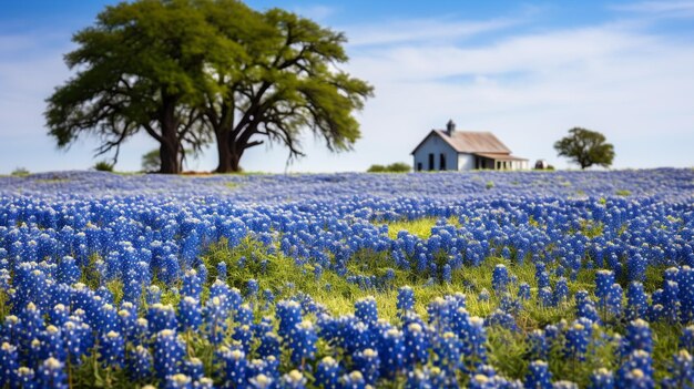 Photo le terrain des bluebonnets