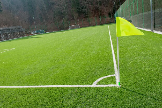 Terrain de foot fanion