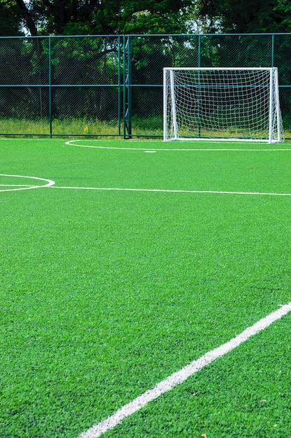 Terrain de football en gazon artificiel