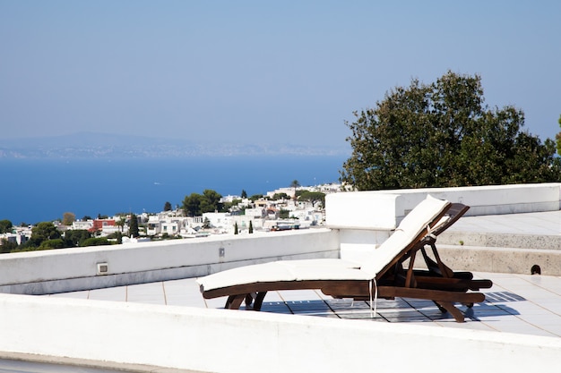 Terrasse sur le golfe de Naples : deux places avec une vue magnifique