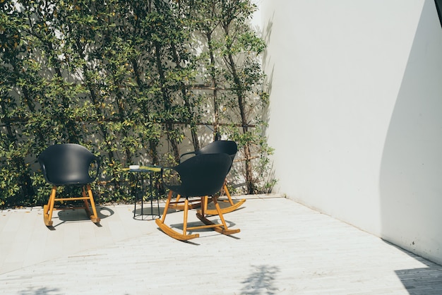 terrasse patio et chaise