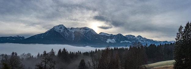 Terre de Berchtesgaden en hiver