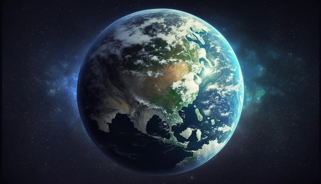 Terre la nuit fond d'écran abstrait mers et continents sur la planète Civilisation