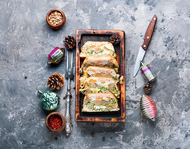 Terrine de Noël française