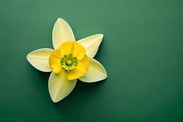 Tête de fleur isolée