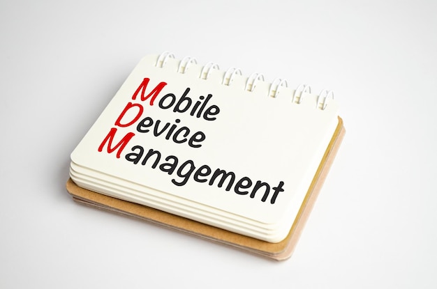 Textez MDM en tant que MOBILE DEVICE MANAGEMENT sur un ordinateur portable