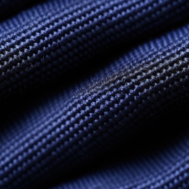 Textil de couleur bleu marine de haute qualité à motif plat sans couture généré par l'IA
