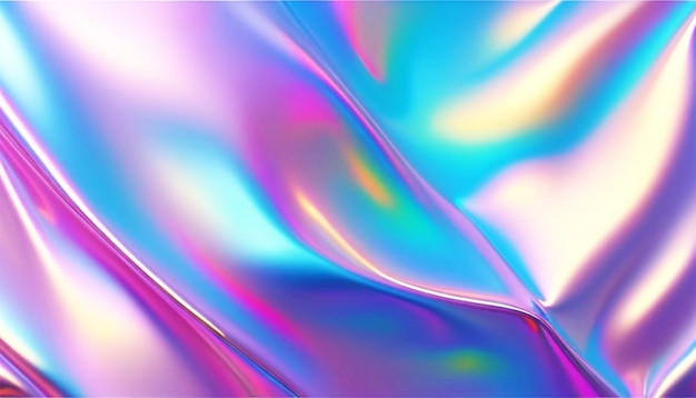 Texture abstraite de la feuille d'arrière-plan holographique