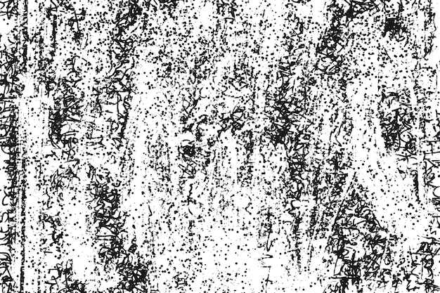 Texture abstraite de particules monochromes. Fond de fissures éraflures copeaux taches taches d'encre lignes