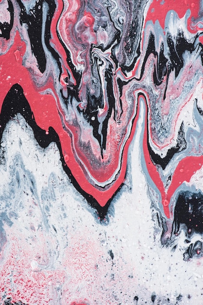 Texture abstraite avec peinture à l&#39;huile grise, blanche et rose