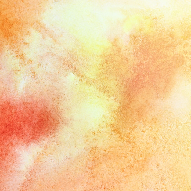 Texture aquarelle abstraite dessinée à la main orange