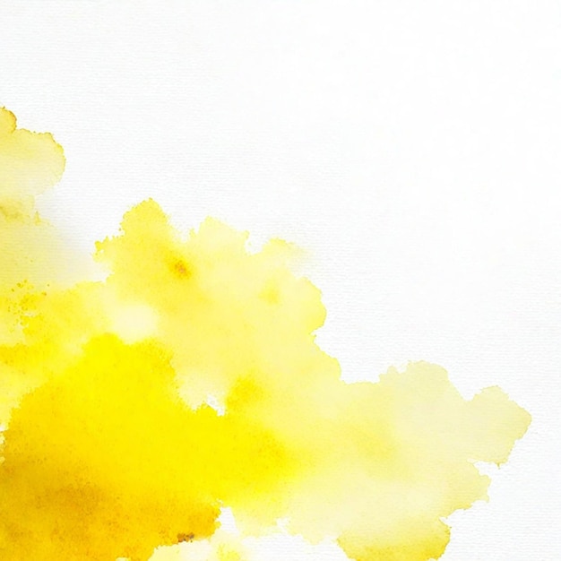 Photo texture à l'aquarelle jaune doux