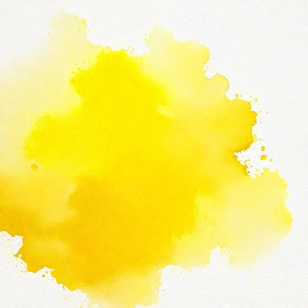 Texture à l'aquarelle jaune doux