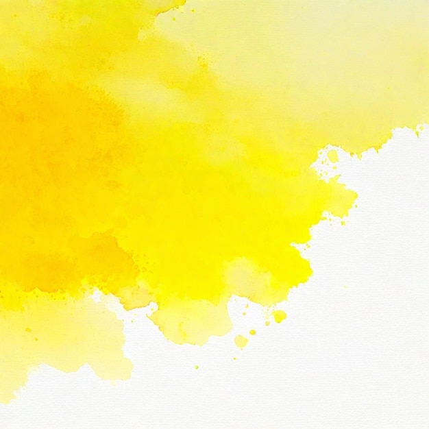 Texture à l'aquarelle jaune doux