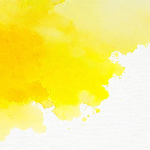 Texture à l'aquarelle jaune doux