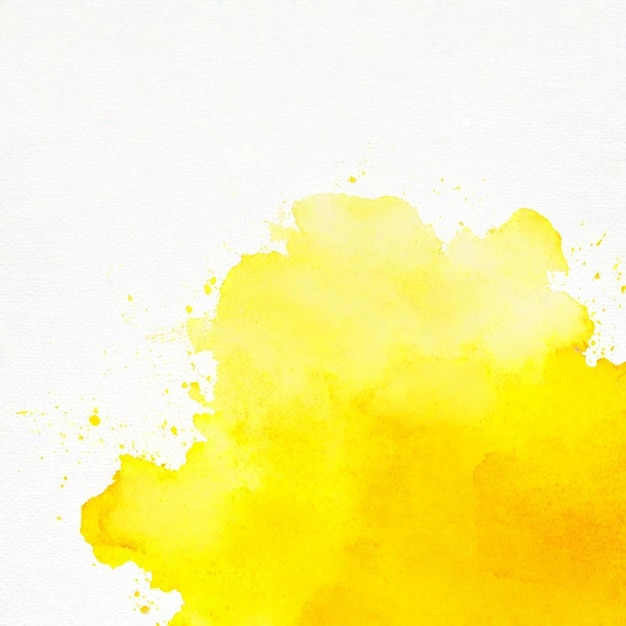 Texture à l'aquarelle jaune doux