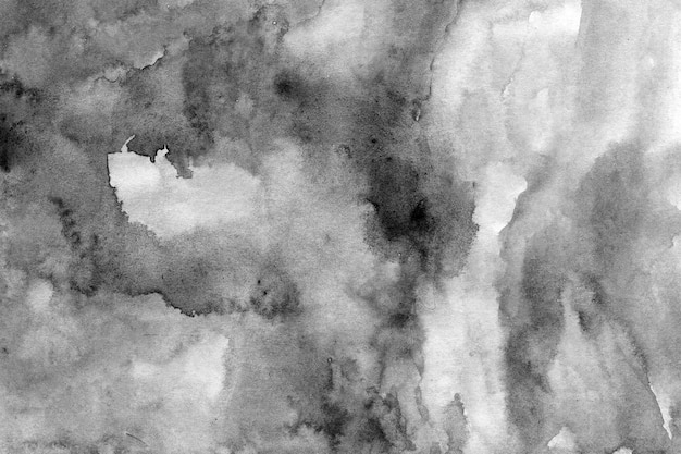 Texture à l'aquarelle noire et blanche