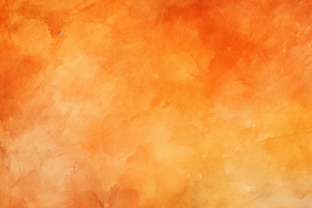 Texture d'aquarelle orange Arrière-plan Aquarelle d'arôme d'arômes de couleur orange Aquarelle de couleur d'arrière-plan Orange Aquarelle papier numérique Générateur d'IA
