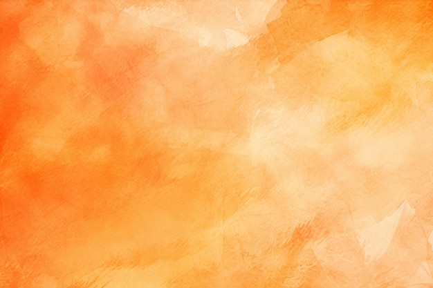 Texture d'aquarelle orange Arrière-plan Aquarelle d'arôme d'arômes de couleur orange Aquarelle de couleur d'arrière-plan Orange Aquarelle papier numérique Générateur d'IA