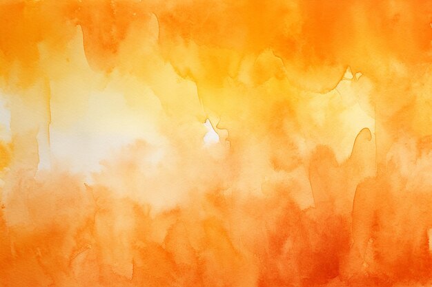 Texture d'aquarelle orange vif Royaume des couleurs vives