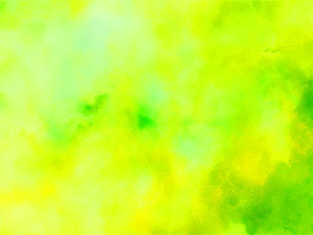 Photo texture à l'aquarelle verte et jaune image gratuite d'arrière-plan