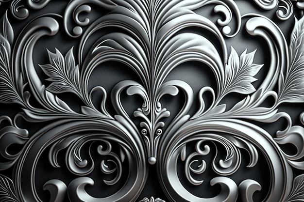 Texture argentée abstrait motif de fond argenté