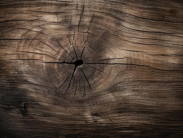 Texture ou arrière-plan de bois sombre vue de haut