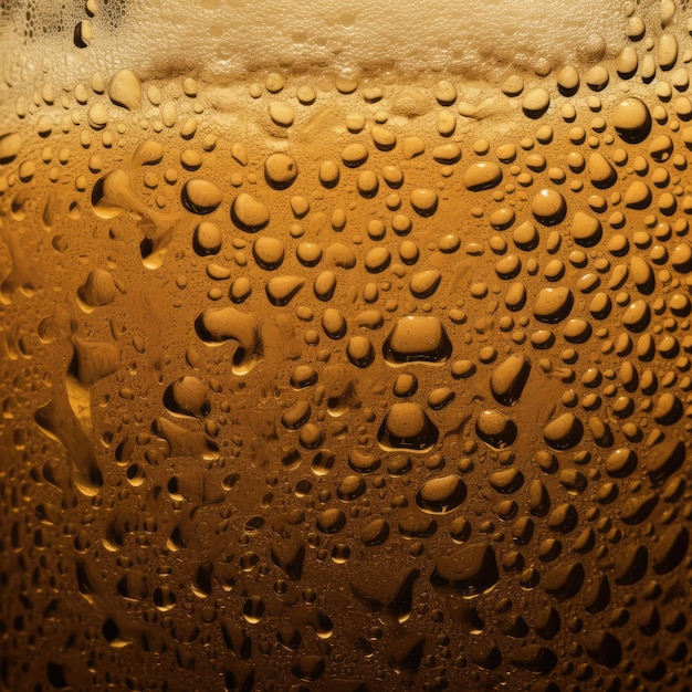 Texture de bière ai générative