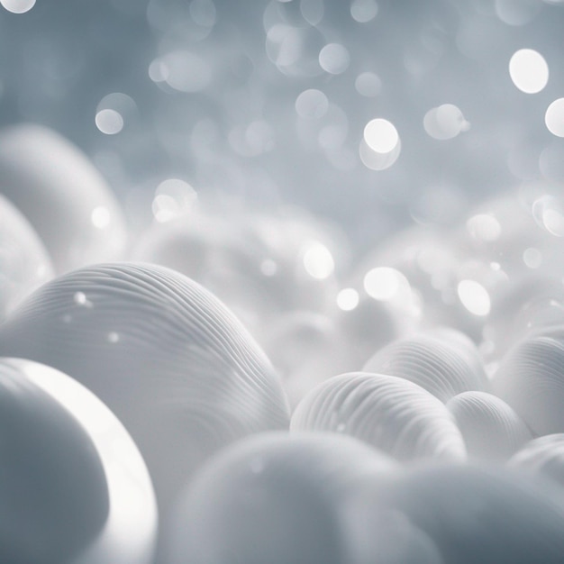 Texture blanche avec des bulles de savon Arrière-plan abstrait