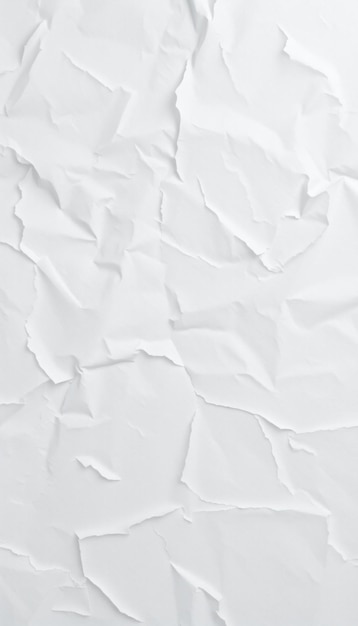 Texture blanche mince et froissée pour l'arrière-plan
