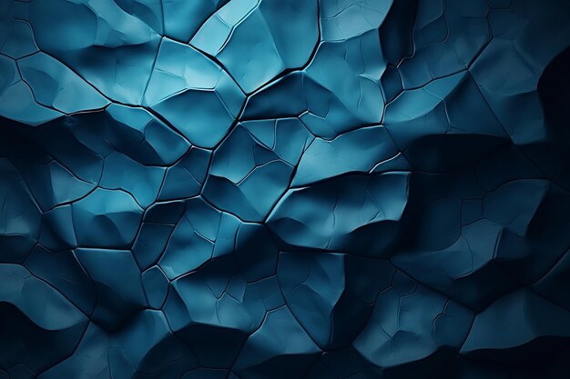 Texture bleue abstraite ressemblant à du métal martelé