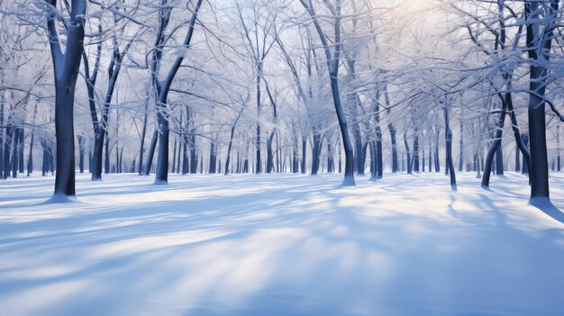 La texture bleue de l'ombre du matin d'hiver