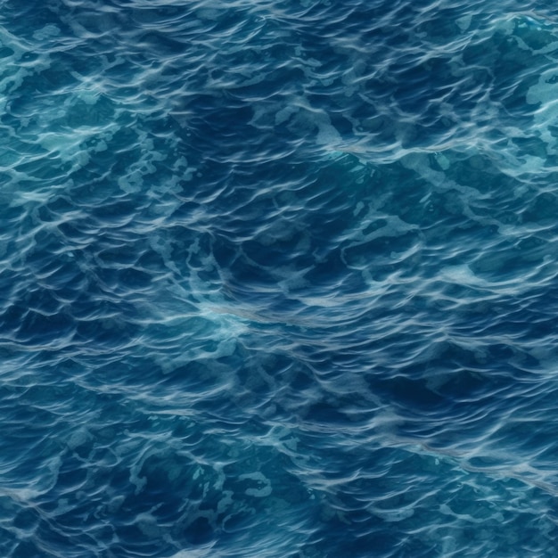 La texture Blue Ocean Water Seamless capture l'essence paisible et rafraîchissante de la mer
