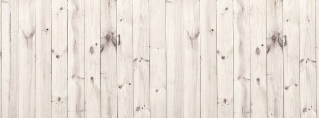 Texture de bois blanc panorama