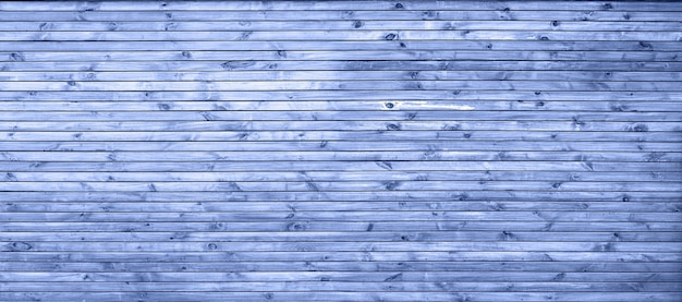 Texture en bois bleu, planches horizontales. haute résolution