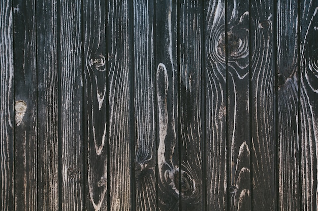 Texture en bois noir à l'intérieur